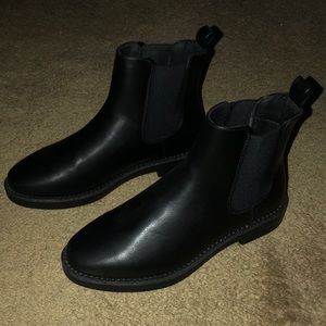 asos faux leather chelsea boots | NEW W/O BOX